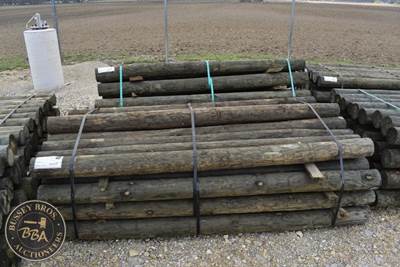 Treated Fence Post, 4IN X 7FT, 36 In Bundle