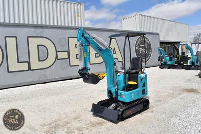 ZJG Mini Excavator 70in Max Loading Height, 64in Max Digging Depth, 0.883cu ft