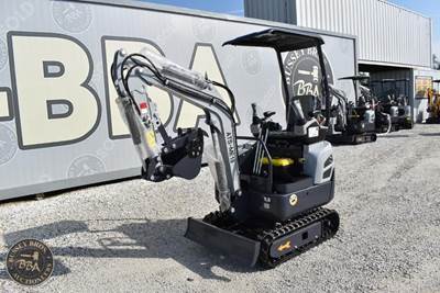 Ats Mini Excavator 1.06cu ft Bucket Capacity, Blade, Manual Thumb, Led Working
