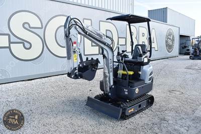 Ats Mini Excavator 1.06cu ft Bucket Capacity, Blade, Manual Thumb, Led Working