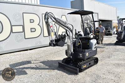 Ats Mini Excavator 1.06cu ft Bucket Capacity, Blade, Manual Thumb, Led Working