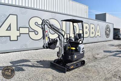 Ats Mini Excavator 1.06cu ft Bucket Capacity, Blade, Manual Thumb, Led Working
