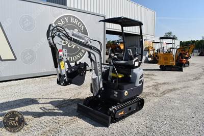 Ats Mini Excavator 1.06cu ft Bucket Capacity, Blade, Manual Thumb, Led Working