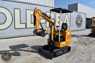 Ats Mini Excavator 1.06cu ft Bucket Capacity, Blade, Manual Thumb, Led Working