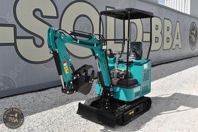CFG Mini Excavator Blade, Manual Thumb, Led Working Light, Gas Engine, Toolbox,