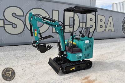 CFG Mini Excavator Blade, Manual Thumb, Led Working Light, Gas Engine, Toolbox,