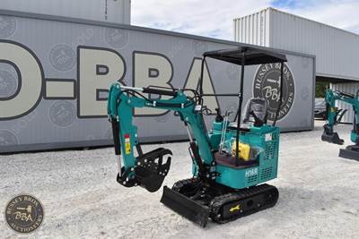 CFG Mini Excavator Blade, Manual Thumb, Led Working Light, Gas Engine, Toolbox,