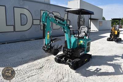 CFG Mini Excavator Blade, Manual Thumb, Led Working Light, Gas Engine, Toolbox,