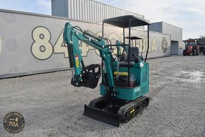 CFG Industrial Mini Excavator Manual Thumb, Grading Blade, Rubber Tracks, Aux