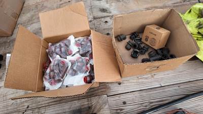 Sprayer Nozzels And Parts Contains Approx Enough Nozzels For 100 ft Boom