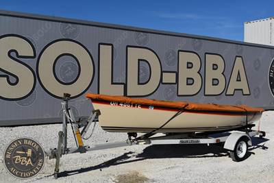 1984 Monarch Boat, 3 In 1 Boat, Shore Lander Boat Trailer, Boat Has Oars, Tiller