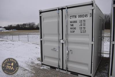 10Ft Office Container Wood Floor Side Entry Door, Window, Rear Doors, Fork