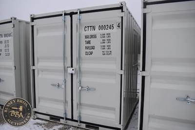 10Ft Office Container Wood Floor Side Entry Door, Window, Rear Doors, Fork