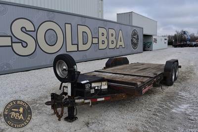 Trailerman 18ft Tandem Axle Tilt Trailer - Fixed Axle