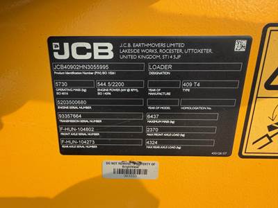 JCB 409 Wheel Loader