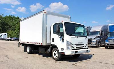 Isuzu NPR HD 16 ft Box Truck - 215HP, 6 Speed Amt, Liftgate