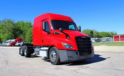Freightliner Cascadia 116 Sleeper Semi Truck - Raised Roof Sleeper, Detroit 450HP, 12 Speed Dt12 Amt