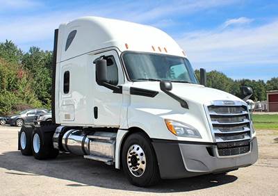 Freightliner Cascadia 125 Sleeper Semi Truck - Raised Roof Sleeper, Detroit 455HP, 12 Speed Dt12 Amt