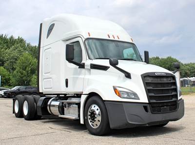 Freightliner Cascadia 126 Sleeper Semi Truck - Raised Roof Sleeper, Detroit 455HP, 12 Speed Dt12 Amt