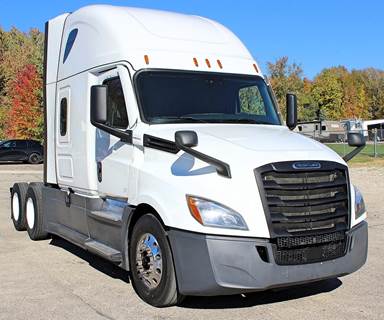 Freightliner Cascadia 126 Sleeper Semi Truck - Raised Roof Sleeper, Detroit 455HP, 10 Speed Manual