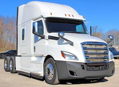 Freightliner Cascadia 126 Sleeper Semi Truck - Raised Roof Sleeper, Detroit 475HP, 12 Speed Dt12 Amt