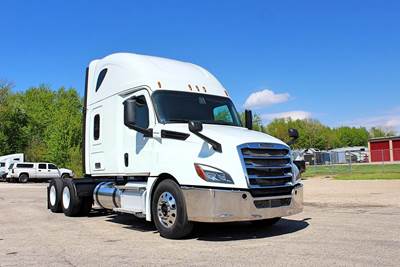 Freightliner Cascadia 126 Sleeper Semi Truck - Raised Roof Sleeper, Detroit 455HP, 12 Speed Dt12 Amt