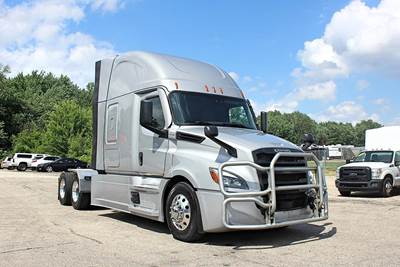 Freightliner Cascadia 126 Sleeper Semi Truck - Raised Roof Sleeper, Detroit 505HP, 12 Speed Dt12 Amt