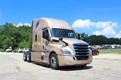 Freightliner Cascadia 126 Sleeper Semi Truck - Raised Roof Sleeper, Detroit 455HP, 12 Speed Dt12 Amt