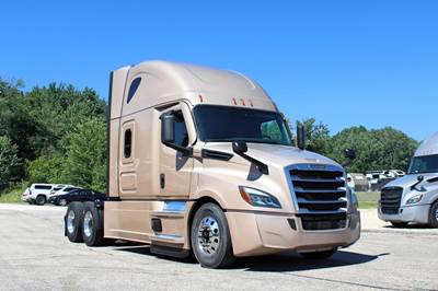 Freightliner Cascadia 126 Sleeper Semi Truck - Raised Roof Sleeper, Detroit 455HP, 12 Speed Dt12 Amt