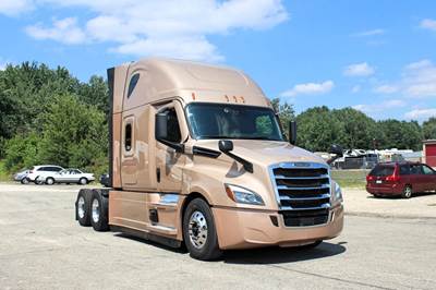 Freightliner Cascadia 126 Sleeper Semi Truck - Raised Roof Sleeper, Detroit 455HP, 12 Speed Dt12 Amt