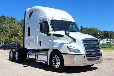 Freightliner Cascadia 126 Sleeper Semi Truck - Raised Roof Sleeper, Detroit 455HP, 12 Speed Dt12 Amt