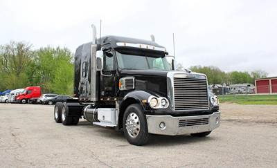 Freightliner Coronado 132 Sleeper Semi Truck - Mid Roof Sleeper, Cummins 500HP, 10 Speed Manual