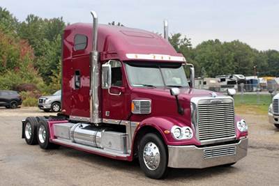Freightliner Coronado 132 Sleeper Semi Truck - Raised Roof Sleeper, Detroit 500HP, 13 Speed Manual