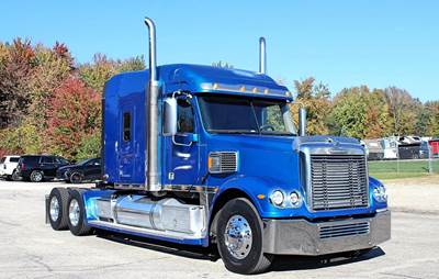 Freightliner Coronado 132 Sleeper Semi Truck - Raised Roof Sleeper, Detroit 600HP, 13 Speed Manual