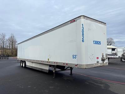 Great Dane 61.5 ft Dry Van Trailer - Roll up Door, Spring, Sliding Axle