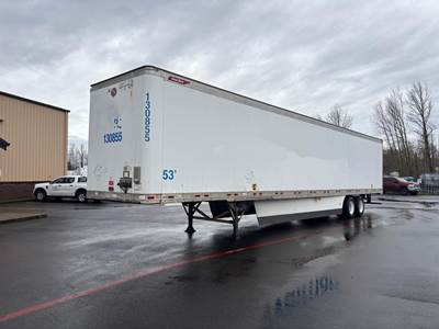 Great Dane 53 ft Dry Van Trailer - Roll up Door, Spring, Sliding Axle