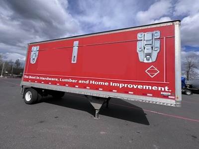 Hyundai 28 ft Dry Van Trailer - Roll up Door, Spring, Single Axle, Fixed Axle