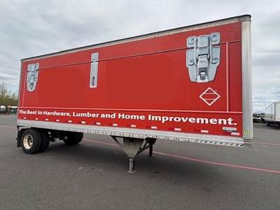 Hyundai 28 ft Dry Van Trailer - Roll up Door, Spring, Single Axle, Fixed Axle
