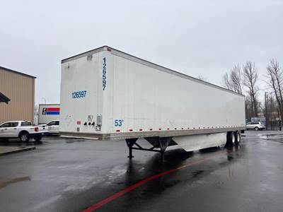 Hyundai 53 ft Dry Van Trailer - Swing Door, Spring, Sliding Axle