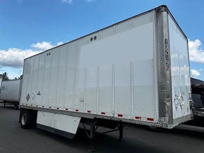 Stoughton 28 ft Dry Van Trailer - Roll up Door, Spring, Single Axle, Fixed Axle