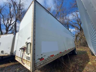 Trailmobile 28 ft Dry Van Trailer - Swing Door, Spring, Single Axle, Fixed Axle