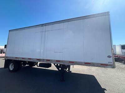 UTILITY 28 ft Dry Van Trailer - Roll up Door, Air Ride, Single Axle, Fixed Axle