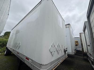 Wabash 28 ft Dry Van Trailer - Roll up Door, Spring, Liftgate, Single Axle, Fixed Axle