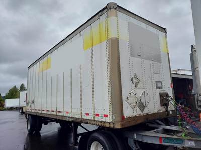 Wabash 28 ft Dry Van Trailer - Roll up Door, Spring, Single Axle, Fixed Axle