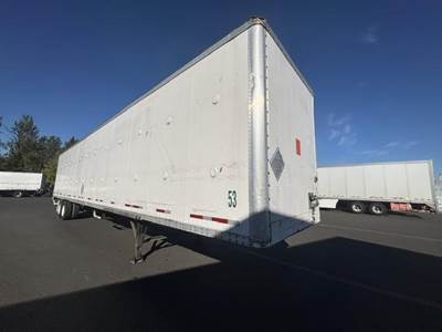 Wabash 53 ft Dry Van Trailer - Swing Door, Spring, Sliding Axle