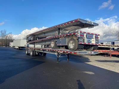MAC 48x102 Aluminum Flatbed Trailer - Air Ride, Fixed Spread Axle