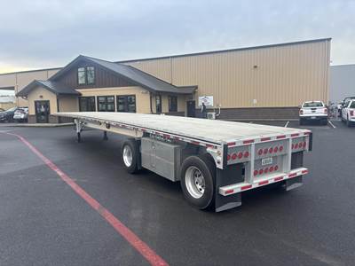 MAC 48x102 Aluminum Flatbed Trailer - Air Ride, Fixed Spread Axle