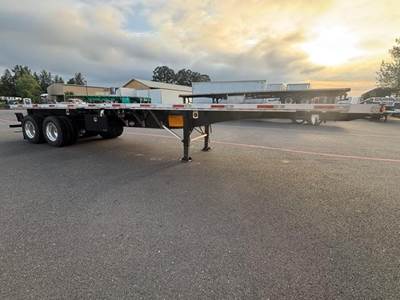 UTILITY 36x102 Aluminum Flatbed Trailer - Hendrickson, Fixed Axle