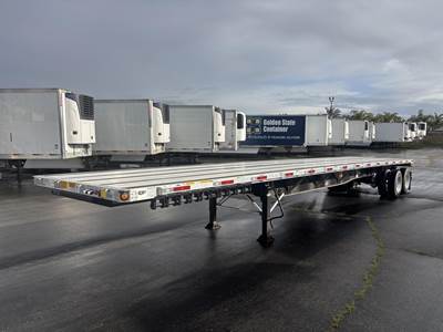 UTILITY 45x102 Combination Flatbed Trailer - Air Ride, Sliding Axle