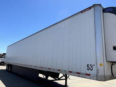 Great Dane 53 ft Reefer Trailer - Sliding Axle, Roll up Door, Carrier